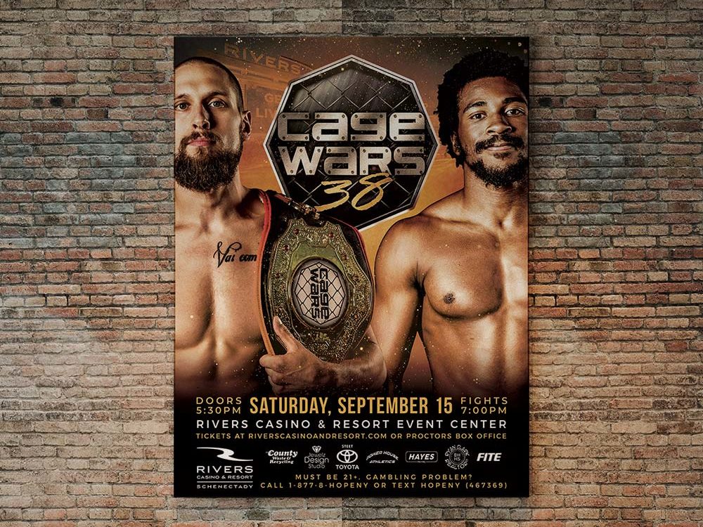cage wars 38 poster
