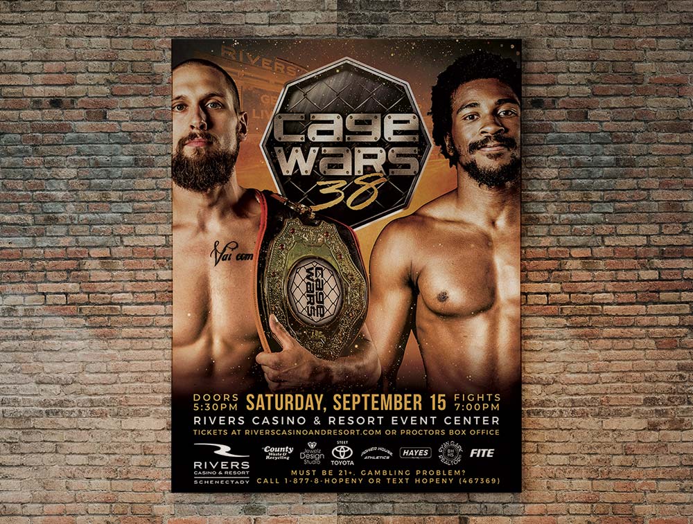 cage wars 38 poster